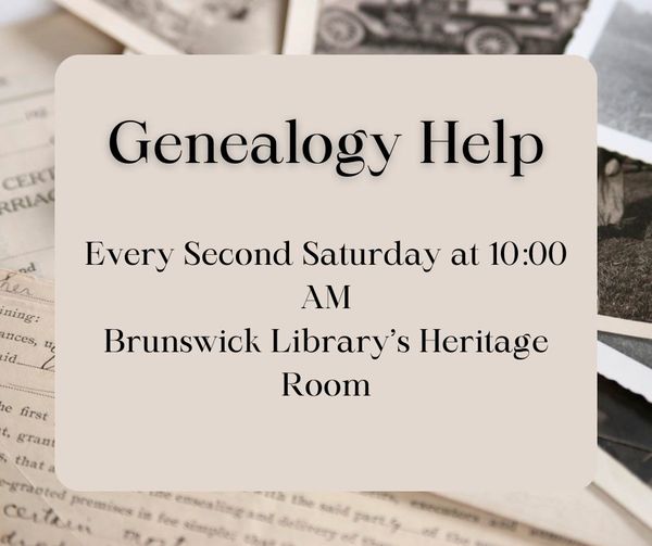 Genealogy Help at Brunswick Library